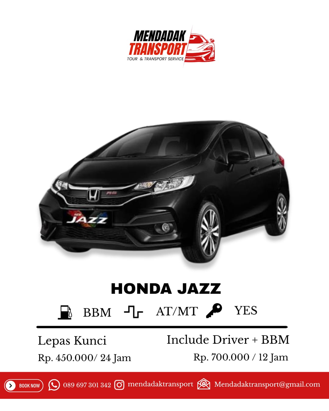 Honda Jazz Mendadak Transport