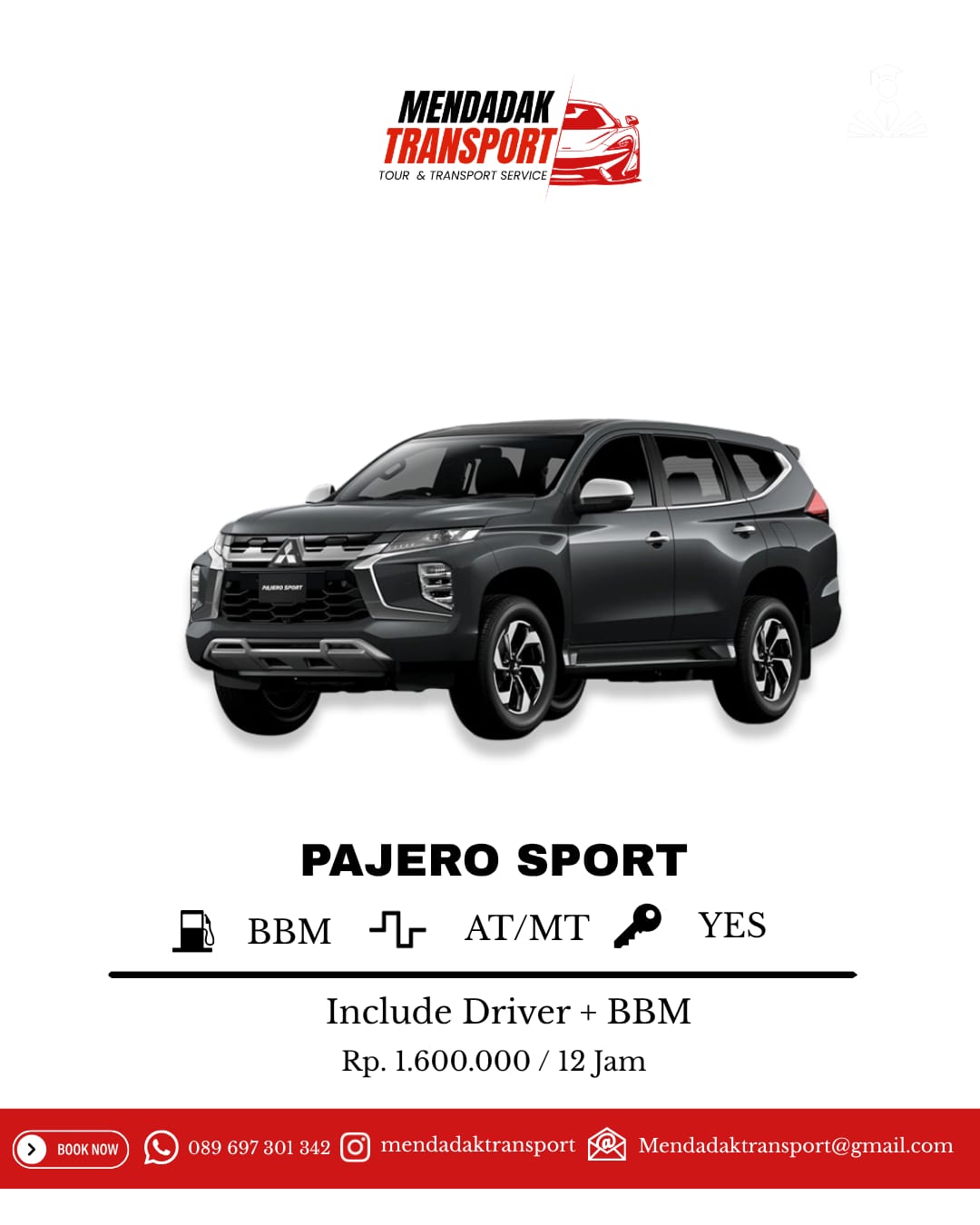 Pajero Sport Mendadak Transport