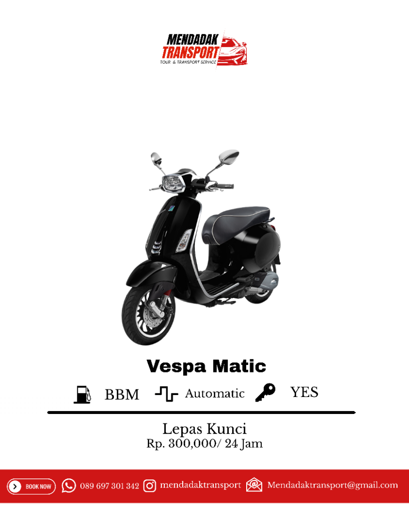 Vespa Matic Mendadak Transport