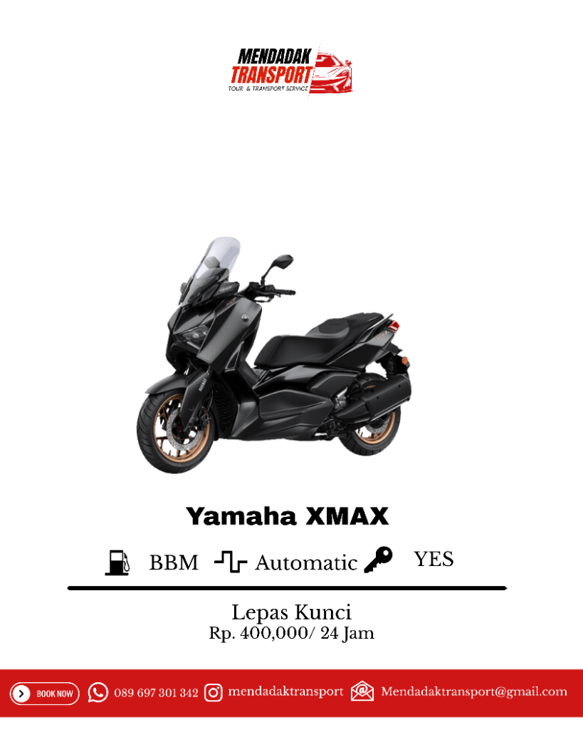 Yamaha XMAX Mendadak Transport